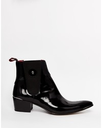 schwarze Chelsea Boots aus Leder von Jeffery West