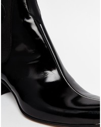 schwarze Chelsea Boots aus Leder von Jeffery West