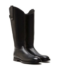 schwarze Chelsea Boots aus Leder von Dolce & Gabbana