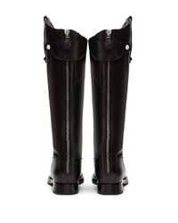 schwarze Chelsea Boots aus Leder von Dolce & Gabbana