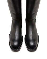 schwarze Chelsea Boots aus Leder von Dolce & Gabbana