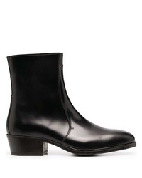 schwarze Chelsea Boots aus Leder von Lemaire