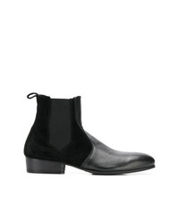 schwarze Chelsea Boots aus Leder von Leqarant