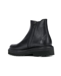 schwarze Chelsea Boots aus Leder von Neil Barrett