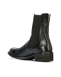 schwarze Chelsea Boots aus Leder von Officine Creative