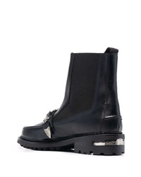 schwarze Chelsea Boots aus Leder von Toga Virilis