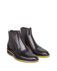 schwarze Chelsea Boots aus Leder von Fendi