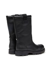 schwarze Chelsea Boots aus Leder von Diesel