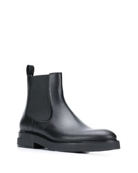 schwarze Chelsea Boots aus Leder von DSQUARED2