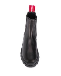 schwarze Chelsea Boots aus Leder von DSQUARED2