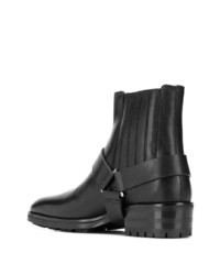 schwarze Chelsea Boots aus Leder von Jimmy Choo