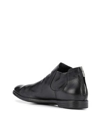 schwarze Chelsea Boots aus Leder von Officine Creative