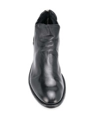 schwarze Chelsea Boots aus Leder von Officine Creative