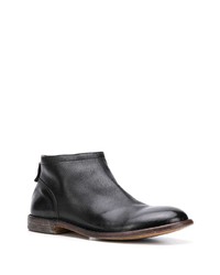 schwarze Chelsea Boots aus Leder von Moma