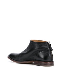 schwarze Chelsea Boots aus Leder von Moma