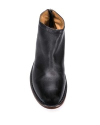 schwarze Chelsea Boots aus Leder von Moma