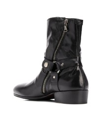 schwarze Chelsea Boots aus Leder von Leqarant