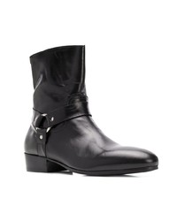 schwarze Chelsea Boots aus Leder von Leqarant