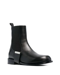 schwarze Chelsea Boots aus Leder von 1017 Alyx 9Sm