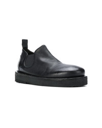 schwarze Chelsea Boots aus Leder von Marsèll