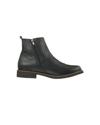 schwarze Chelsea Boots aus Leder von Lui by tessamino