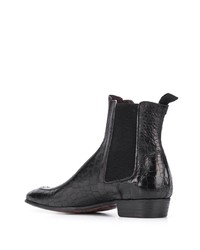 schwarze Chelsea Boots aus Leder von Lidfort