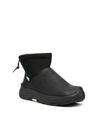 schwarze Chelsea Boots aus Leder von Suicoke