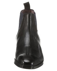 schwarze Chelsea Boots aus Leder von Melvin&Hamilton