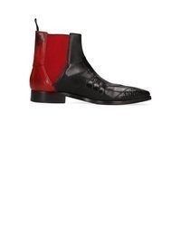 schwarze Chelsea Boots aus Leder von Melvin&Hamilton