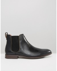 schwarze Chelsea Boots aus Leder von Aldo