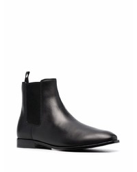 schwarze Chelsea Boots aus Leder von Coach