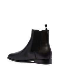 schwarze Chelsea Boots aus Leder von Coach