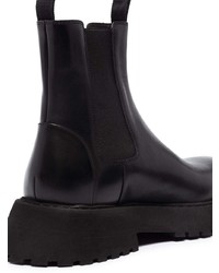 schwarze Chelsea Boots aus Leder von Marsèll