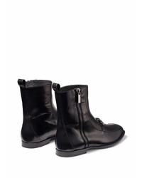 schwarze Chelsea Boots aus Leder von Jimmy Choo