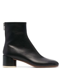 schwarze Chelsea Boots aus Leder von MM6 MAISON MARGIELA