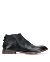 schwarze Chelsea Boots aus Leder von Moma