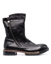 schwarze Chelsea Boots aus Leder von Moma