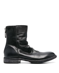 schwarze Chelsea Boots aus Leder von Moma