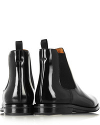 schwarze Chelsea Boots aus Leder von Church's