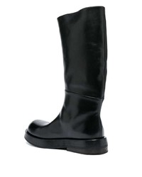 schwarze Chelsea Boots aus Leder von Marsèll