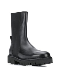 schwarze Chelsea Boots aus Leder von N°21