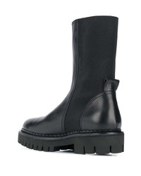 schwarze Chelsea Boots aus Leder von N°21