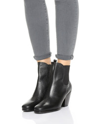 schwarze Chelsea Boots aus Leder von Rachel Comey