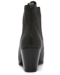 schwarze Chelsea Boots aus Leder von Rachel Comey