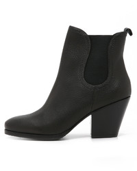 schwarze Chelsea Boots aus Leder von Rachel Comey