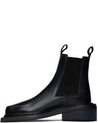 schwarze Chelsea Boots aus Leder von Marsèll