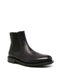 schwarze Chelsea Boots aus Leder von Salvatore Ferragamo