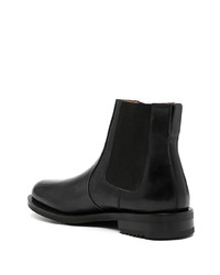 schwarze Chelsea Boots aus Leder von Salvatore Ferragamo