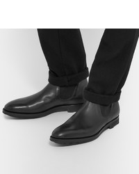 schwarze Chelsea Boots aus Leder von Edward Green