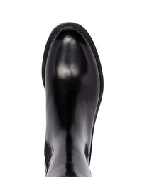 schwarze Chelsea Boots aus Leder von Scarosso